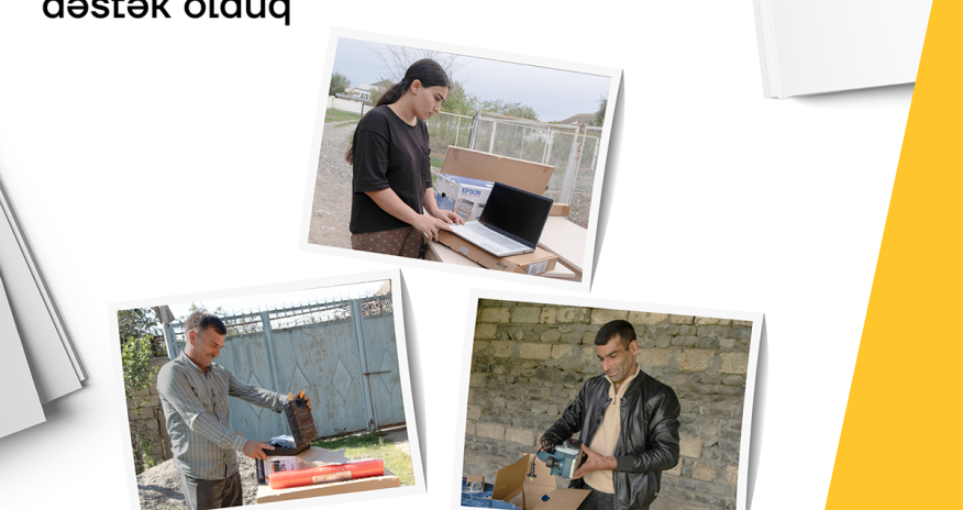 Yelo Bank daha 3 vətəndaşa biznesə başlamaq üçün dəstək göstərib