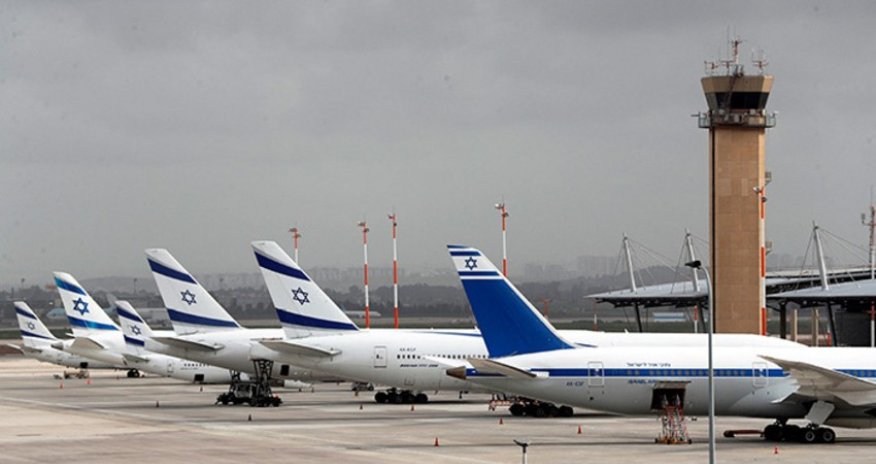 İsrailin hava limanında bütün uçuşlar dayandırılıb
