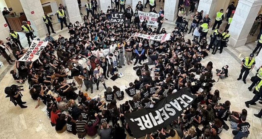 Washington police detain hundreds during pro-Palestinian protests