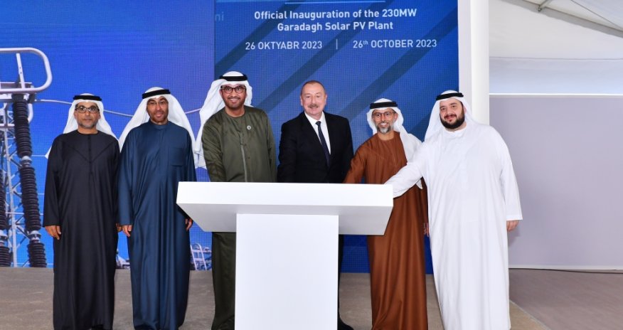 Prezident açılışda iştirak edib