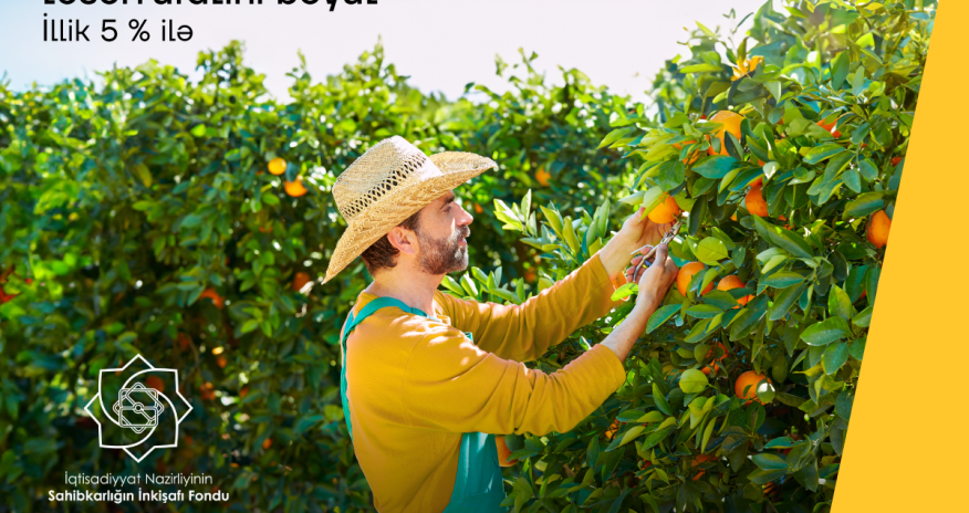 İllik cəmi 5%-lik kreditlə biznesinizi böyütməyə başlayın
