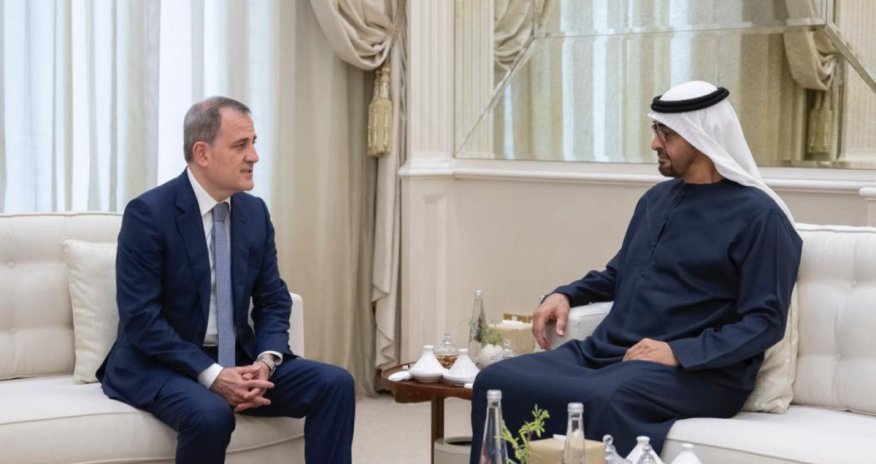 Ceyhun Bayramov BƏƏ Prezidenti ilə görüşüb