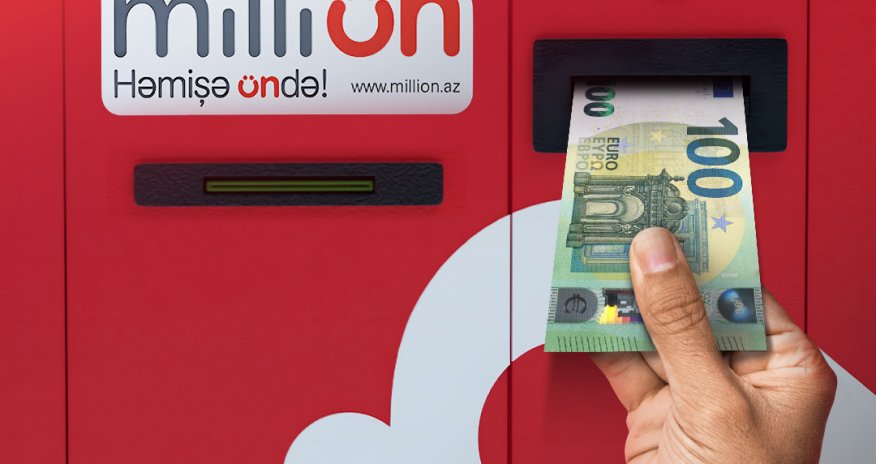 Через MilliÖn теперь возможно осуществлять внутренние переводы на карты Kapital Bank в евро и долларах