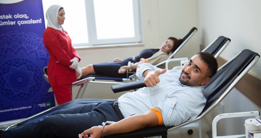 Bank Respublika Zəfər Günü ərəfəsində qanvermə aksiyası keçirib