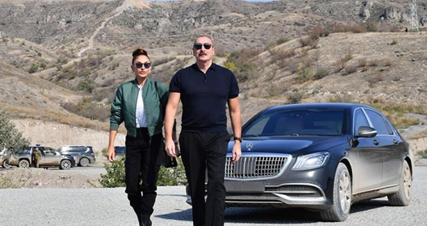 Prezident və ailəsi Şuşa və Kəlbəcərə gedib