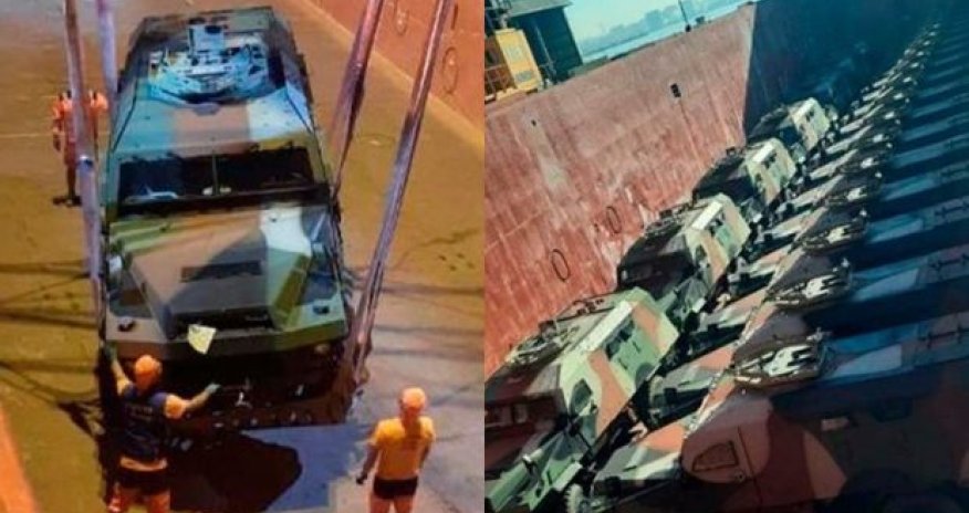 Fransanın hərbi texnikası Gürcüstan vasitəsilə Ermənistana göndərilir