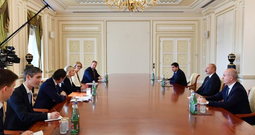 Prezident ATƏT PA-nın prezidentini qəbul edib