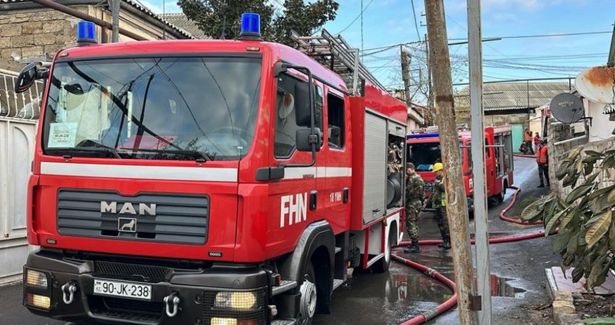 NZS qəsəbəsində fərdi yaşayış evi yandı - Xəsarət alan var