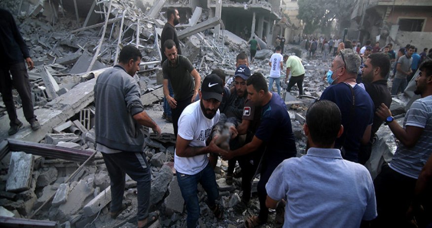 Qəzza zolağında 13 mindən çox insan həlak olub