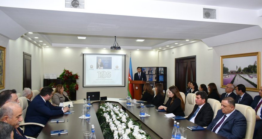 Yasamal rayoununda Ədliyyə işçilərinin peşə bayramı qeyd edilib