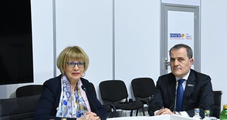 Ceyhun Bayramov ATƏT-in Baş katibi ilə görüşüb