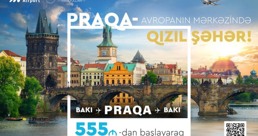 AZAL Bakı-Praqa istiqamətində endirimli biletlər təklif edir