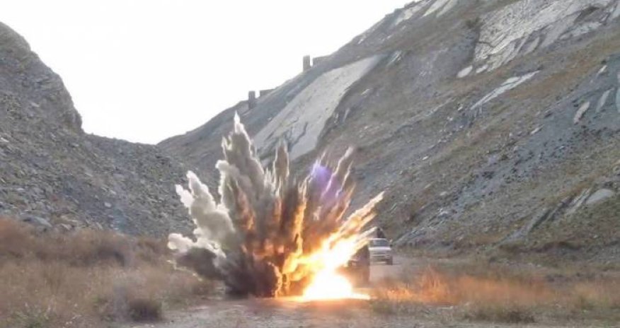 ​​​​​​​Ağdamda mina partlayıb, xəsarət alan var