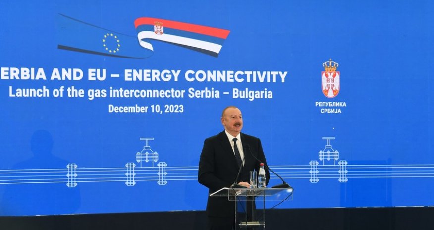 İlham Əliyev Serbiya-Bolqarıstan interkonektorunun açılış mərasimində iştirak edib - Yenilənib