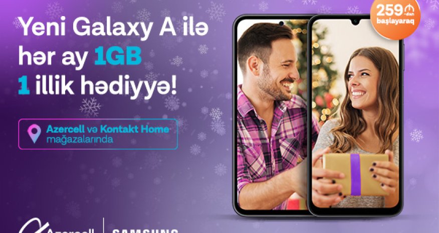 Azercell presents a new Samsung campaign on New Year's Eve!