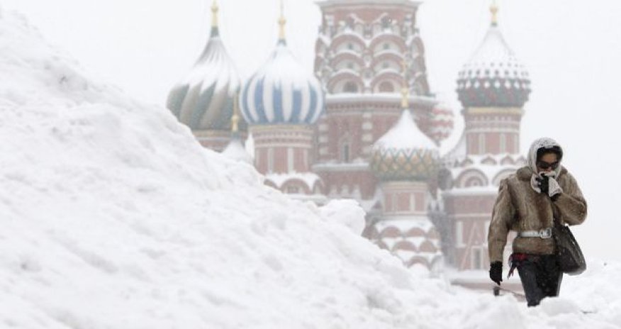 Moskvada qarla əlaqədar sutkalıq rekord qeydə alınıb