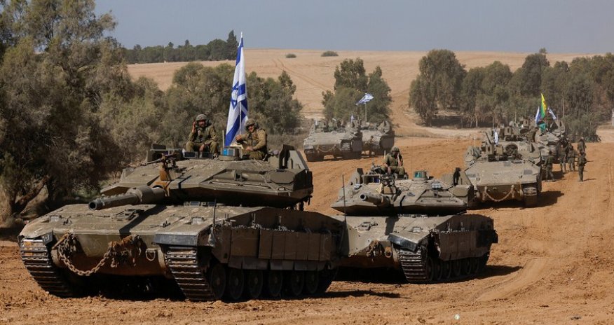 Israeli military strikes back after rocket fire from Syria