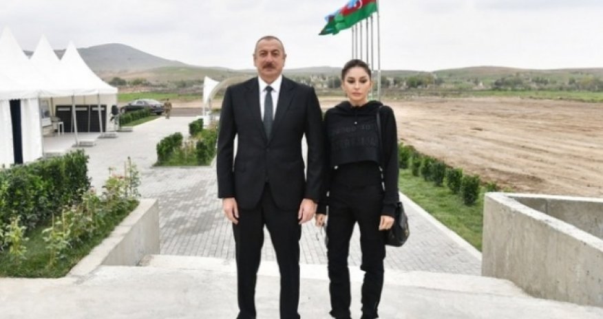 Prezident və xanımı Şuşakənd kəndinə baxış keçiriblər