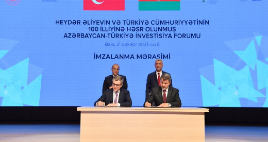 Azərbaycan və Türkiyə arasında üç sənəd imzalanıb