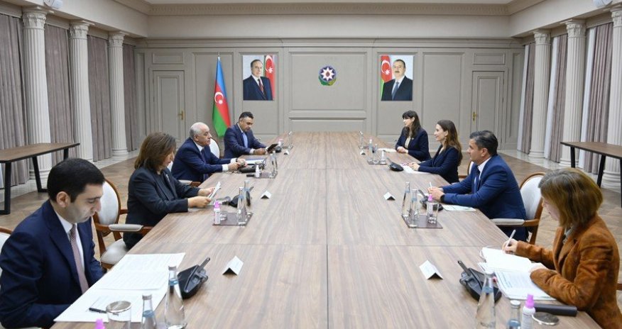 Əli Əsədov UNICEF-in regional direktoru ilə görüşüb