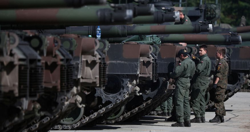 Almaniya Polşa ərazisində qoşunlarını yerləşdirəcək