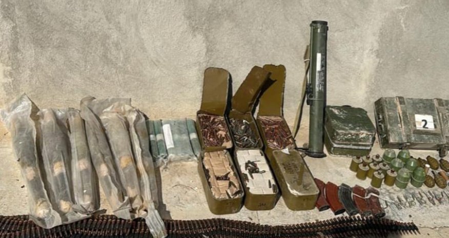 Grenade launcher and 24 hand grenades found in Khojavand