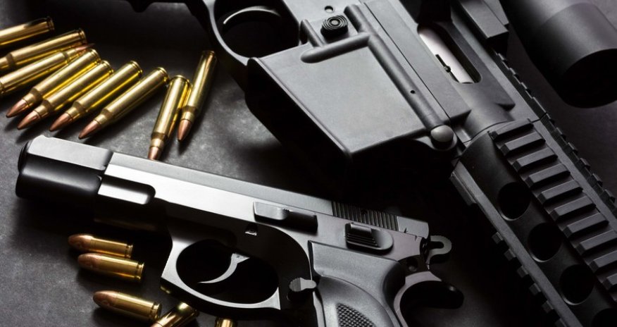 Police officers find 17 guns, 4 grenades in Khankandi