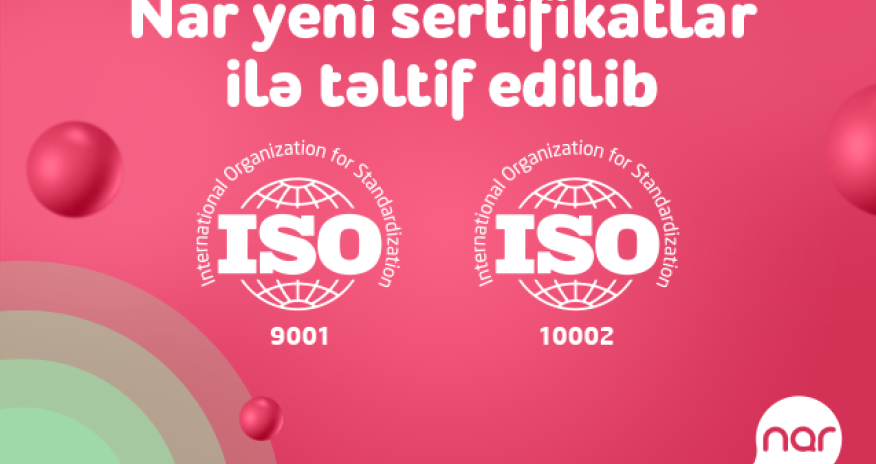 Nar received an international certificate for customer satisfaction