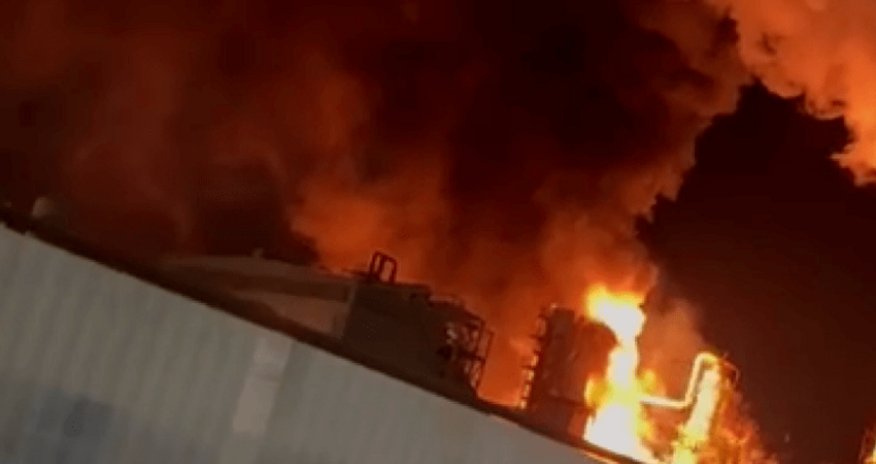 Oil refinery in southern Russia ablaze - news agencies quote officials