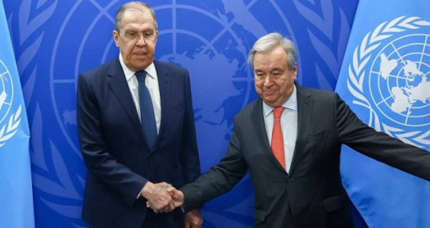 Глава МИД Литвы шокирован рукопожатием генсека ООН и Лаврова