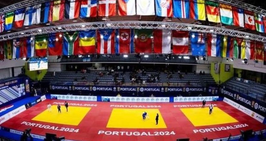 Команда Азербайджана по дзюдо занимает шестое место после двух дней Гран-при в Португалии