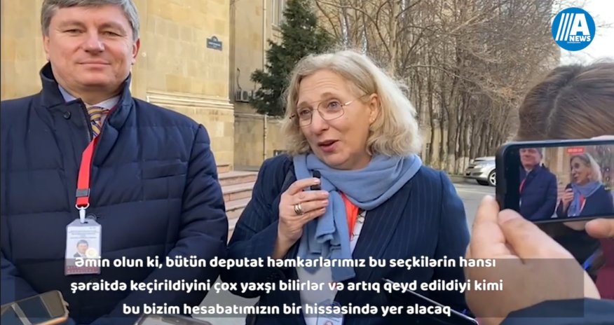 Xarici müşahidəçilər seçki prosesinə münasibət bildirib - Video