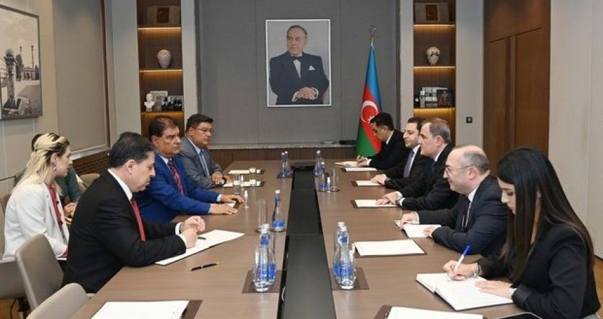 Ceyhun Bayramov Braziliya Federal Senatının nümayəndə heyəti ilə görüşüb