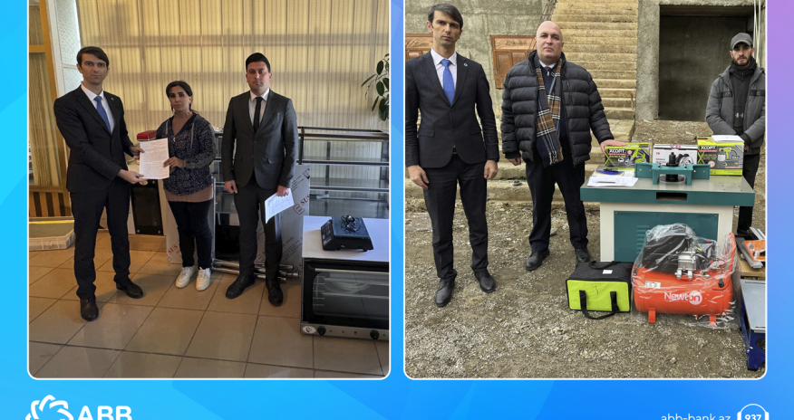 ABB Naxçıvanda 9 ailənin kiçik biznes qurmasına kömək göstərib