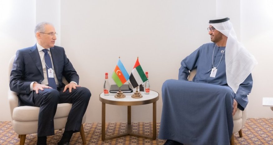 Muxtar Babayev COP28-in prezidenti ilə görüşüb
