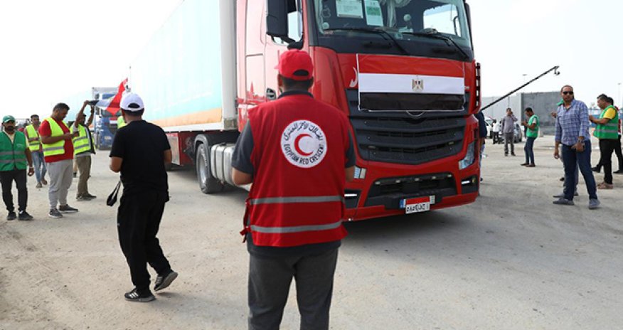 Rəfahda Qəzzaya yardım üçün logistika mərkəzi yaradılır