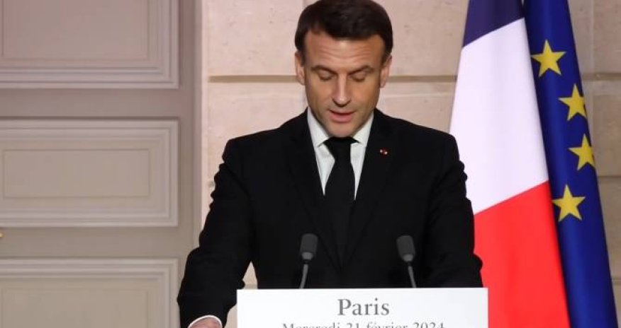 Makron Azərbaycanı yenə ittiham edib