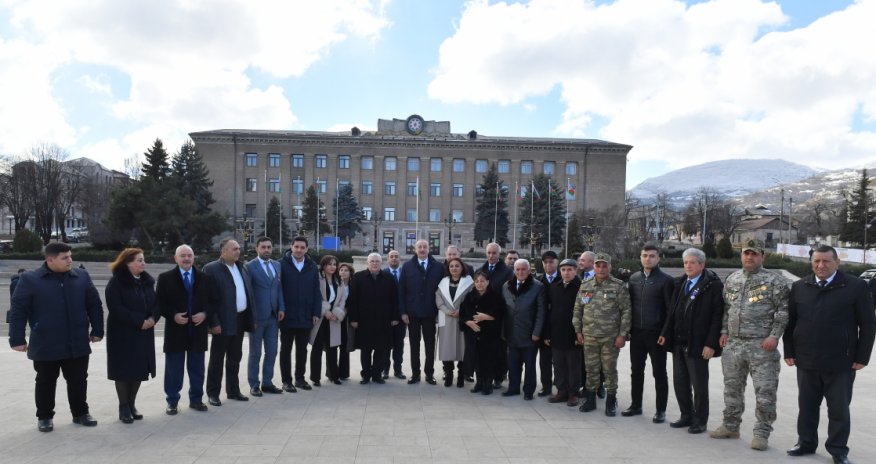 İlham Əliyev Xankəndiyə səfər edib - Yenilənib