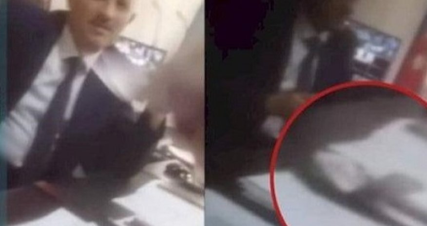 Rüşvət alan direktor işindən azad edilib - Video