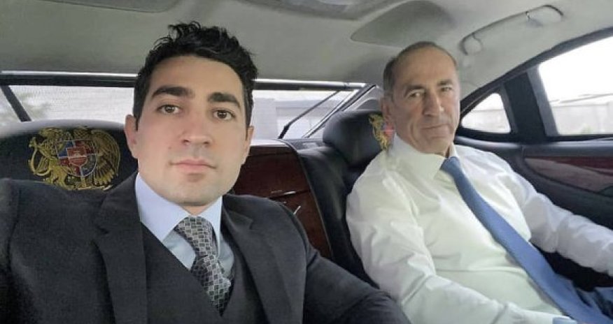 İrəvanda Köçəryanın oğlunun məhkəməsi başlayıb