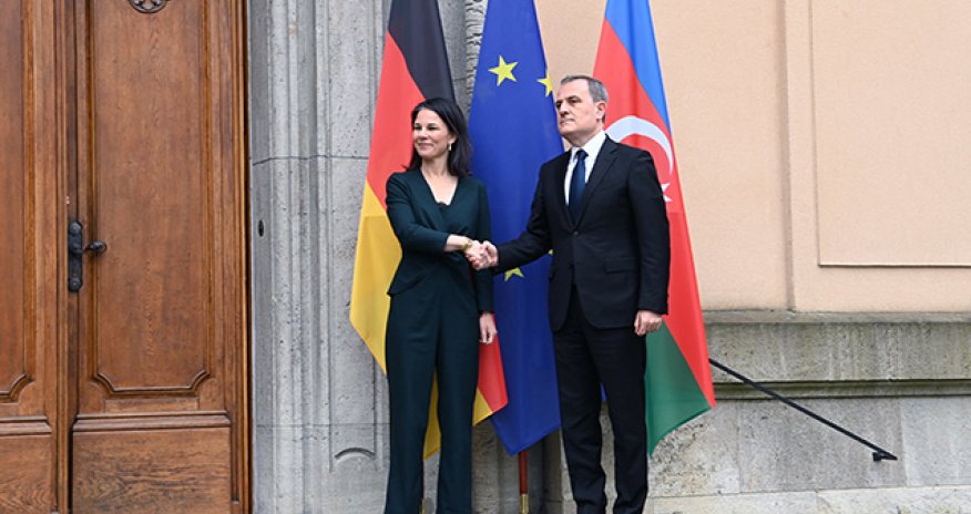 Bayramov almaniyalı həmkarı Berbokla görüşüb - YENİLƏNİB