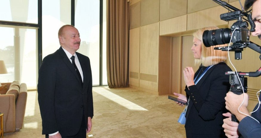 Prezident “Euronews”a müsahibə verib