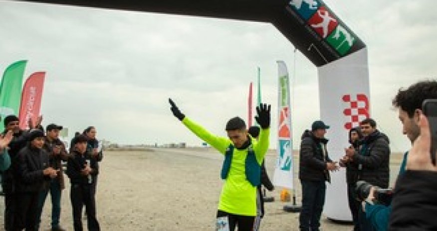 Xankəndi – Bakı ultra marafonunun 3-cü mərhələsi Hacıqabulda başa çatıb
