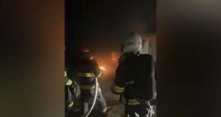 Gəncədə yanğın baş verib