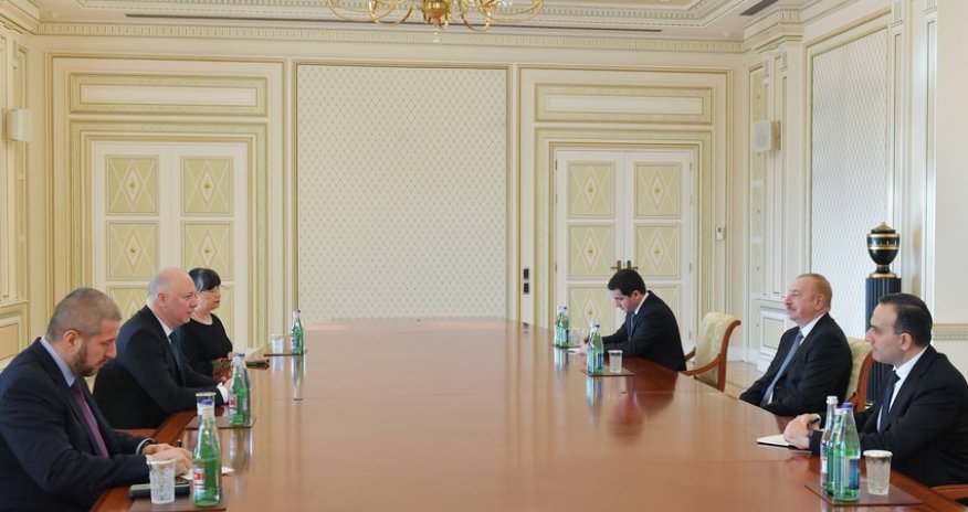 Əliyev Rosen Dimitrov Jelyazkovu qəbul edib