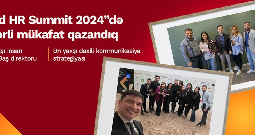 Kapital Bank takes home dual honors at World HR Summit 2024