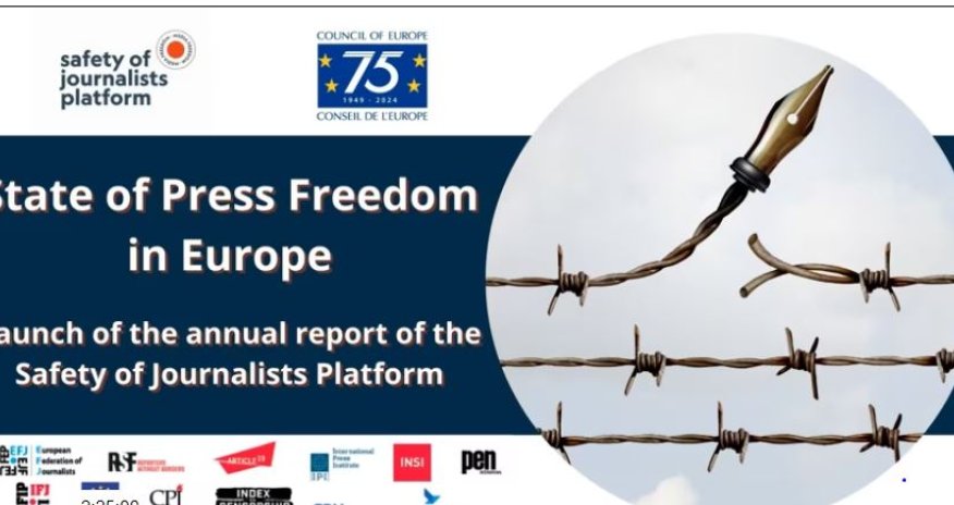 Avropa Şurası Platforması Azərbaycanda jurnalistlərin təqibi ilə bağlı məruzə hazırlayıb