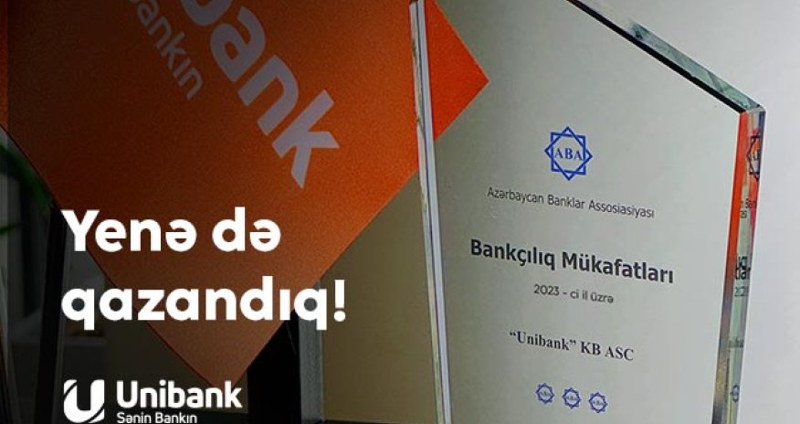 Unibank müxtəlif nominasiyalar üzrə mükafat alıb
