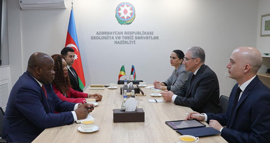 Muxtar Babayev Konqo Prezidentinin nümayəndəsi ilə görüşüb