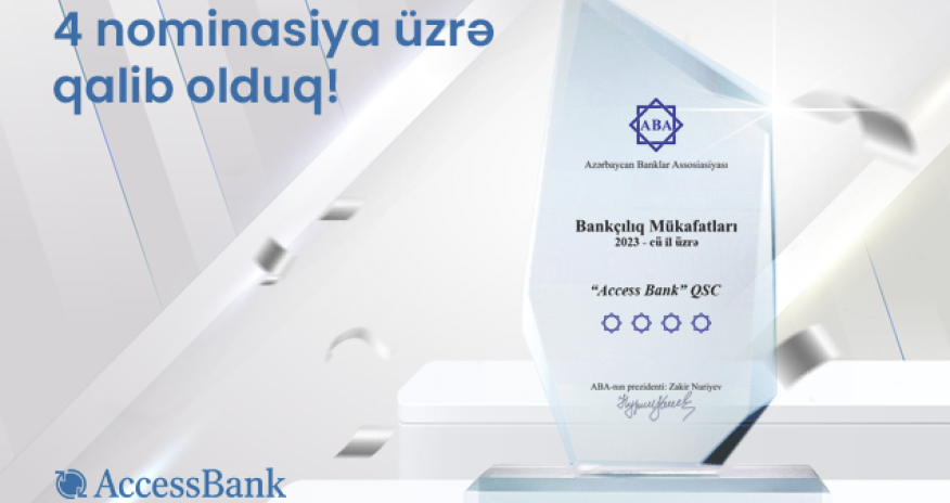 AccessBank 4 nominasiya üzrə qalib olub